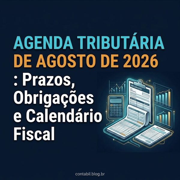 Agenda Tributária de Agosto de 2026: Prazos, Obrigações e Calendário Fiscal