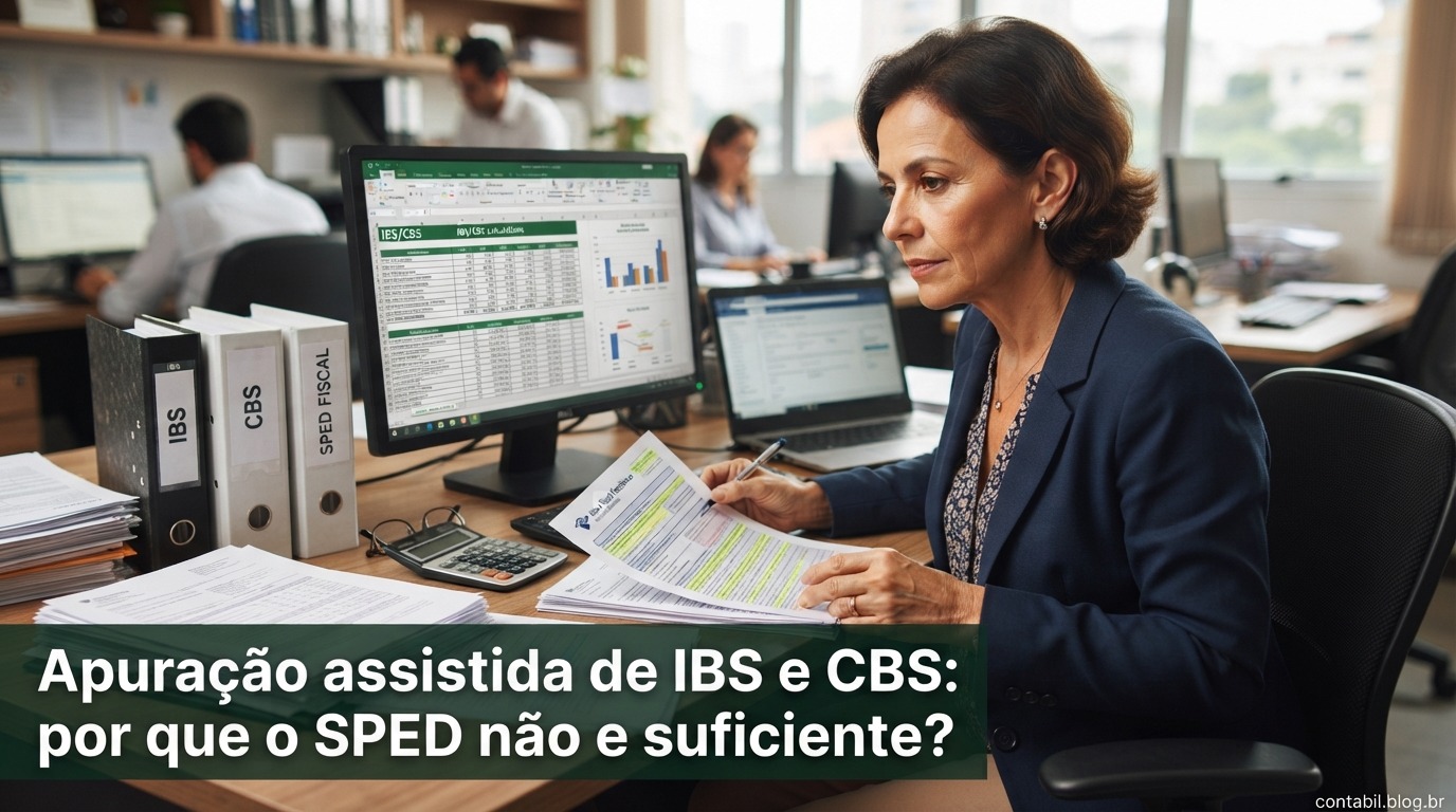 Apuração assistida de IBS e CBS: por que o SPED não e suficiente?