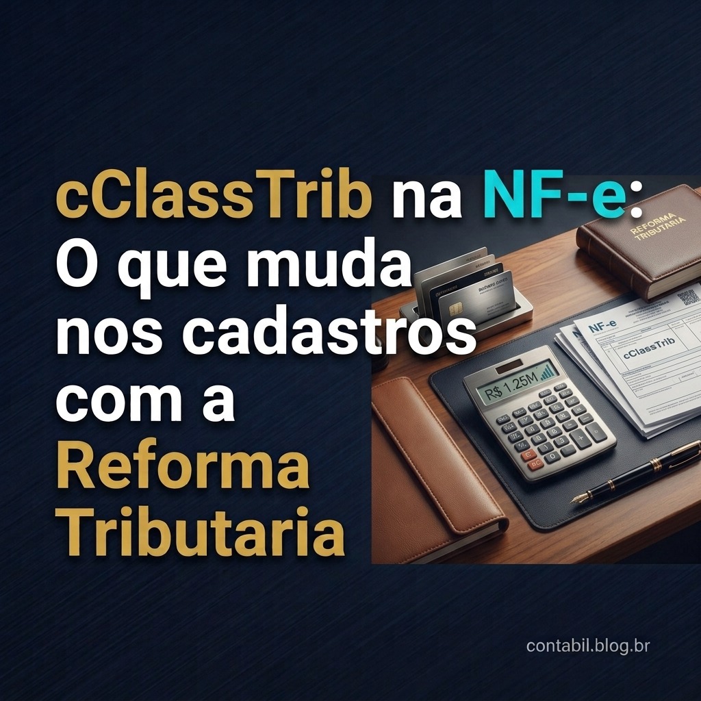 cClassTrib na NF-e: O que muda nos cadastros com a Reforma Tributaria