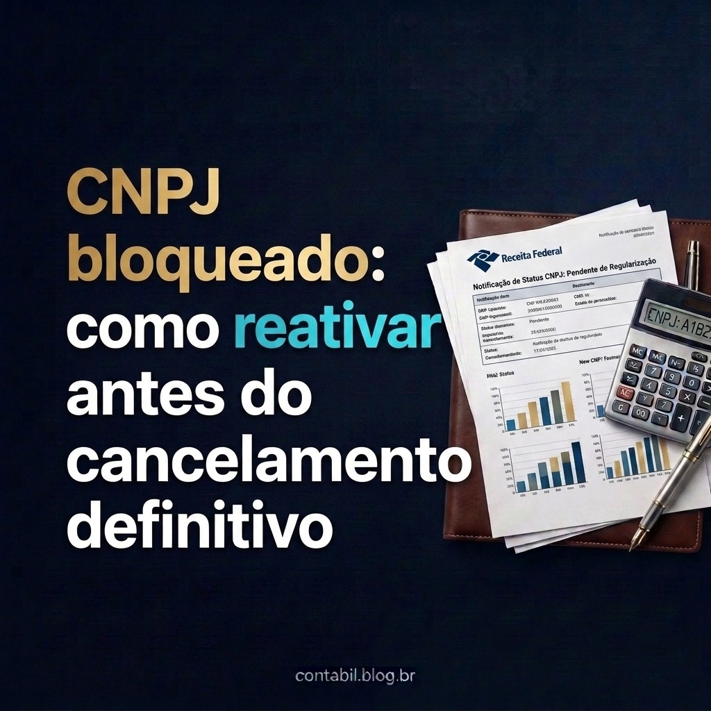 CNPJ bloqueado: como reativar antes do cancelamento definitivo