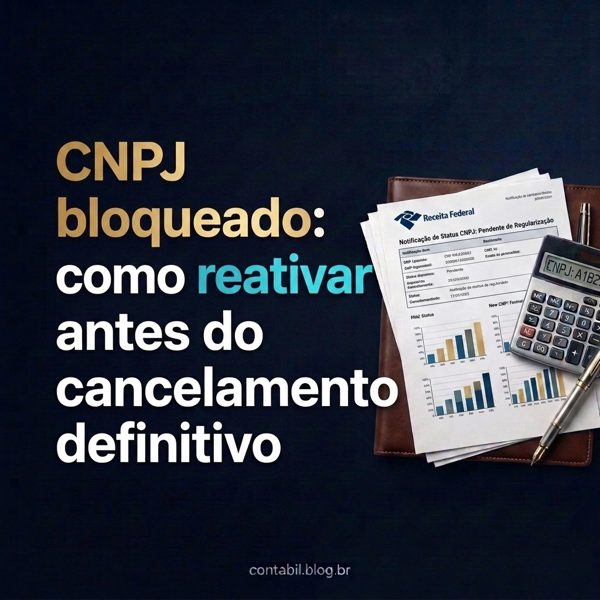 CNPJ bloqueado: como reativar antes do cancelamento definitivo