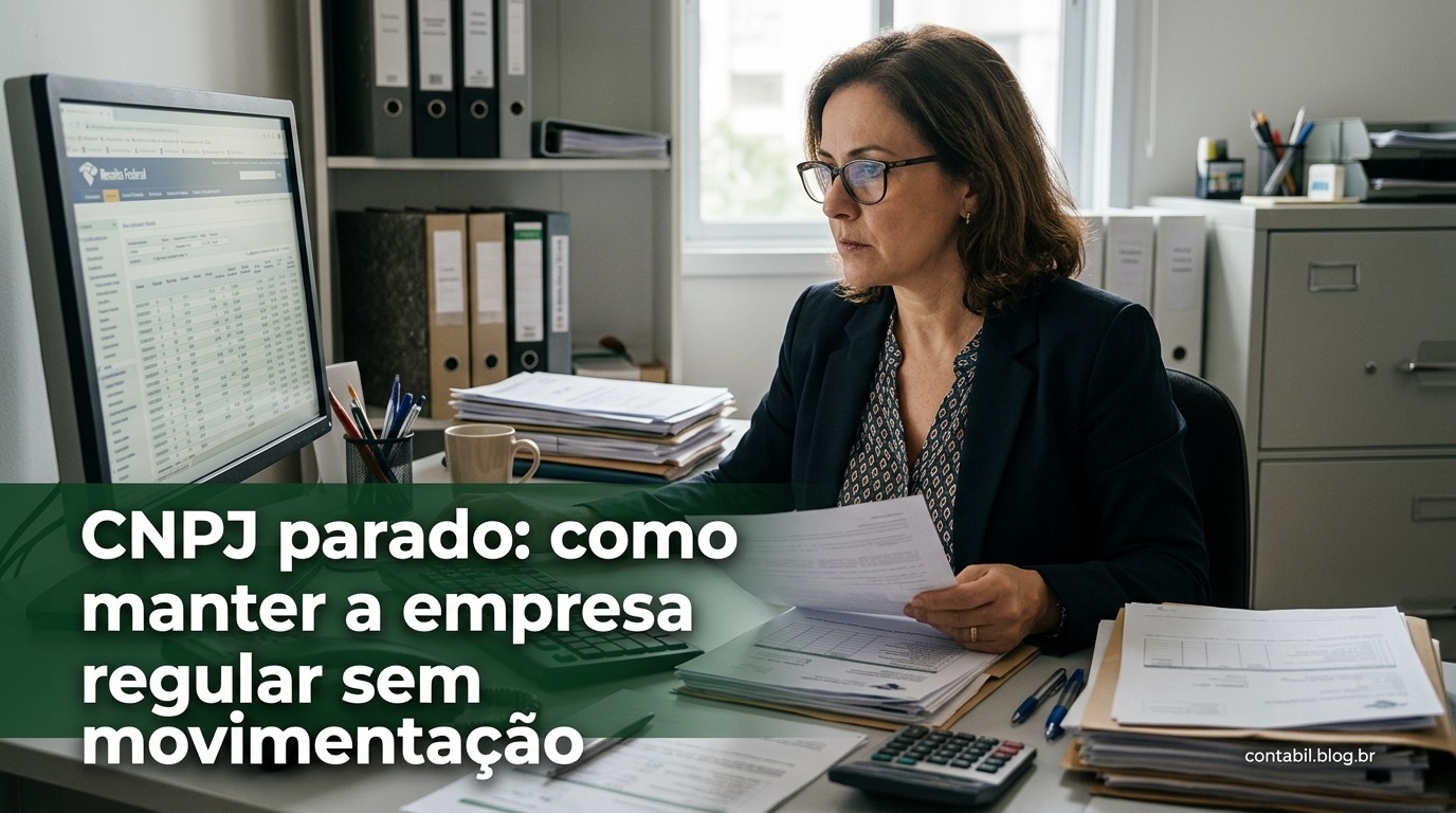 CNPJ parado: como manter a empresa regular sem movimentação