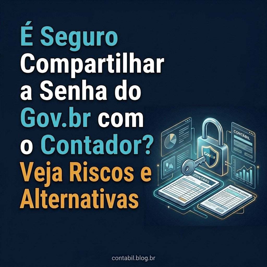 É Seguro Compartilhar a Senha do Gov.br com o Contador? Veja Riscos e Alternativas