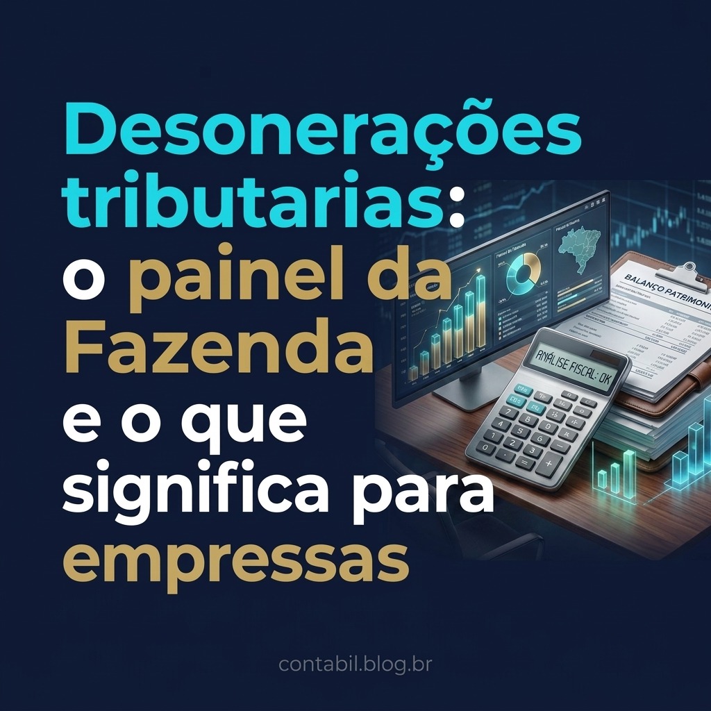 Desonerações tributarias: o painel da Fazenda e o que significa para empresas