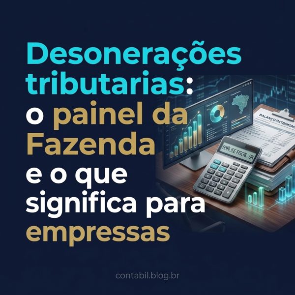 Desonerações tributarias: o painel da Fazenda e o que significa para empresas