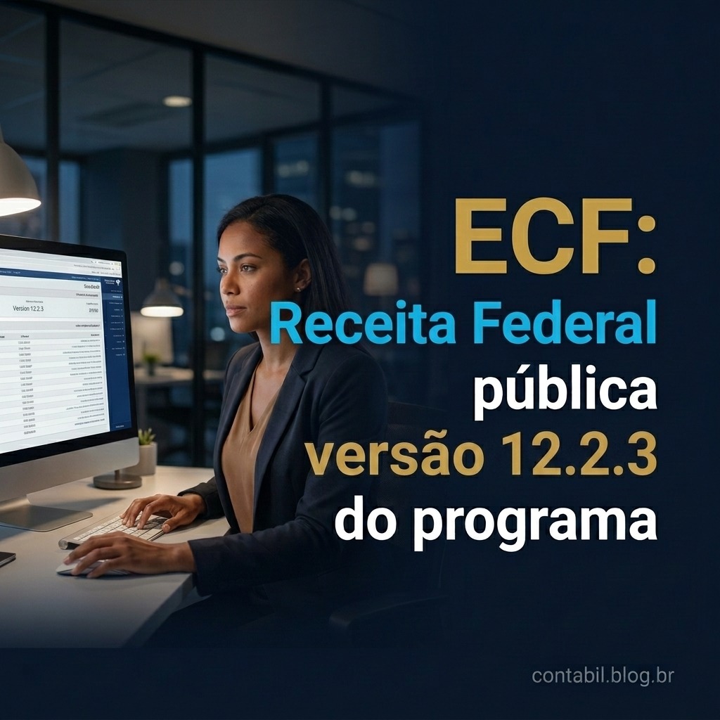 ECF: Receita Federal pública versão 12.2.3 do programa