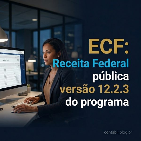 ECF: Receita Federal pública versão 12.2.3 do programa