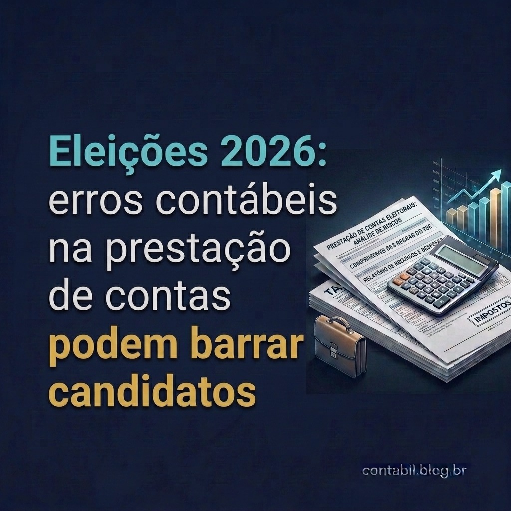 Eleições 2026: erros contabeis na prestação de contas podem barrar candidatos