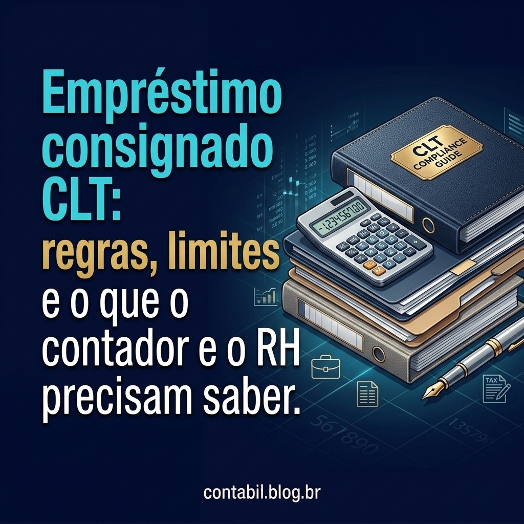 Empréstimo consignado CLT: regras, limites e o que o contador e o RH precisam saber