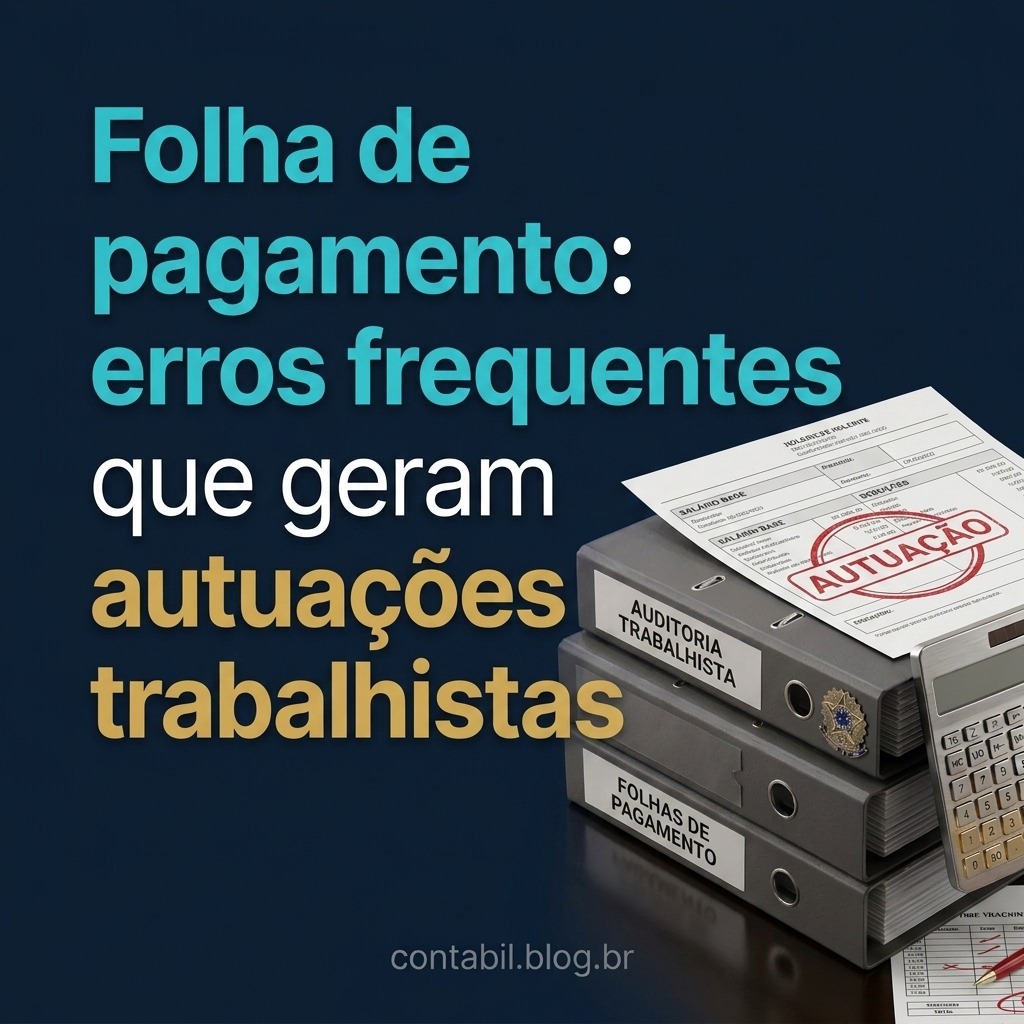 Folha de pagamento: erros frequentes que geram autuações trabalhistas