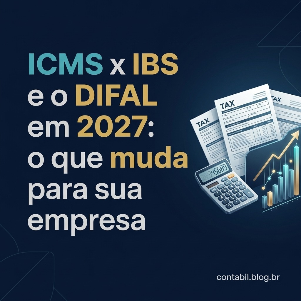 ICMS x IBS e o DIFAL em 2027: o que muda para sua empresa