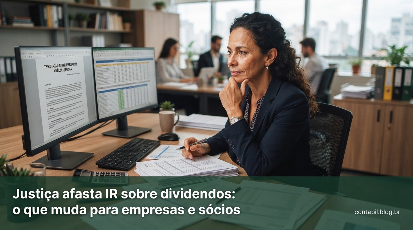 Justiça afasta IR sobre dividendos: o que muda para empresas e sócios