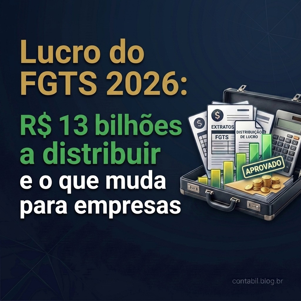 Lucro do FGTS 2026: R$ 13 bilhoes a distribuir e o que muda para empresas