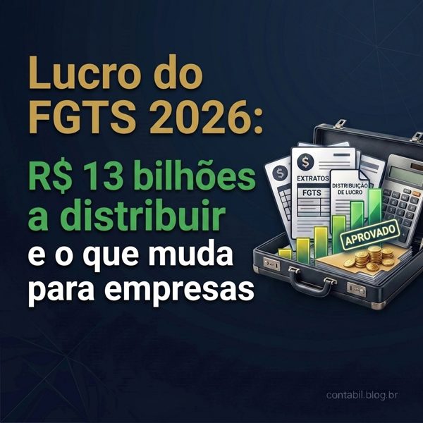 Lucro do FGTS 2026: R$ 13 bilhoes a distribuir e o que muda para empresas