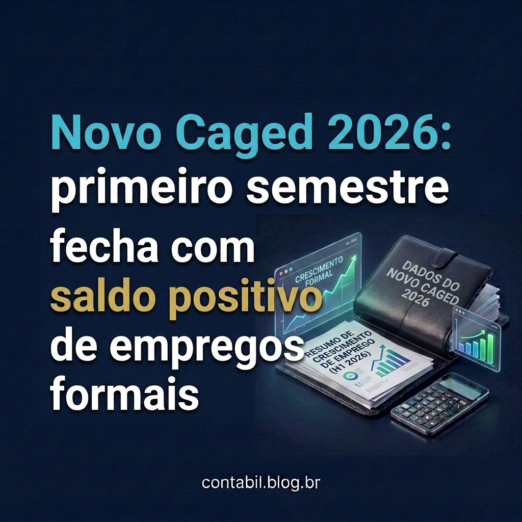Novo Caged 2026: primeiro semestre fecha com saldo positivo de empregos formais
