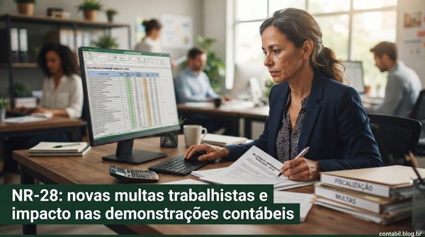 NR-28: novas multas trabalhistas e impacto nas demonstrações contábeis