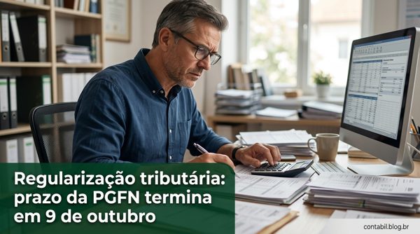 Regularização tributária: prazo da PGFN termina em 9 de outubro