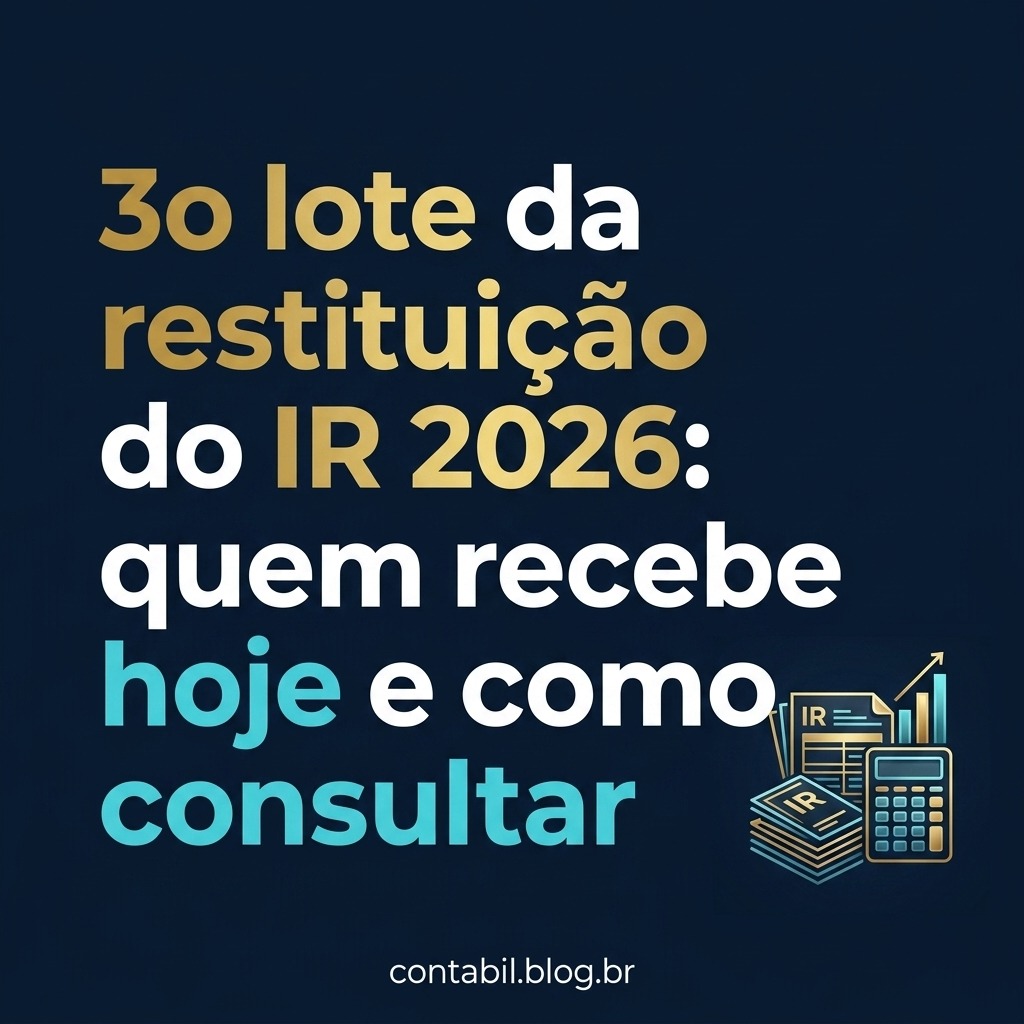 3o lote da restituição do IR 2026: quem recebe hoje e como consultar